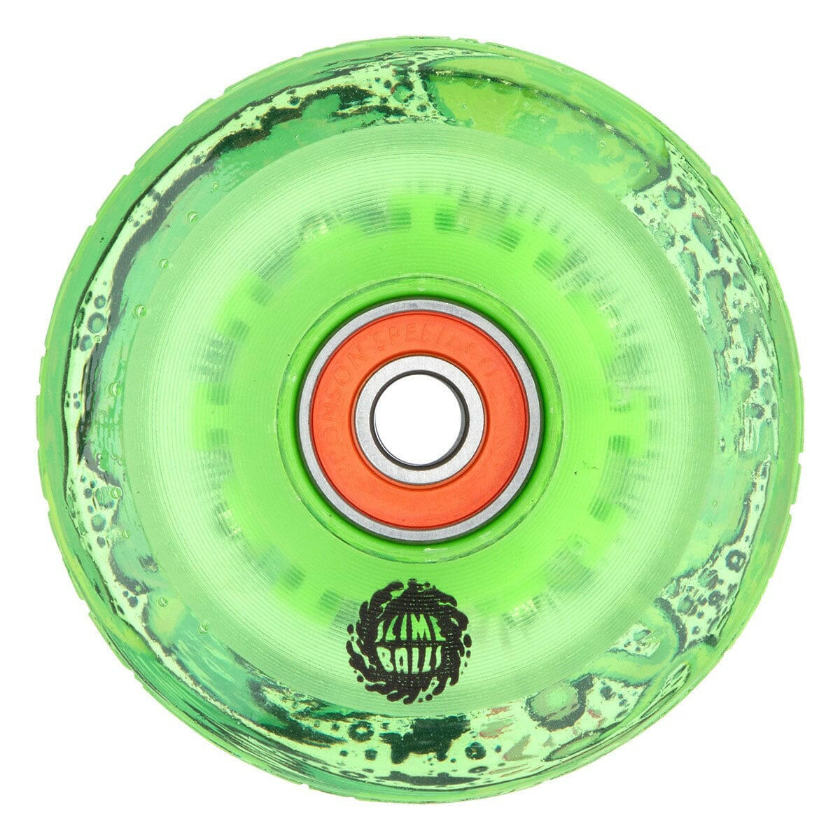 Slime Balls - Angler Light Ups OG Slime 66MM 78A Skateboard Wheels.