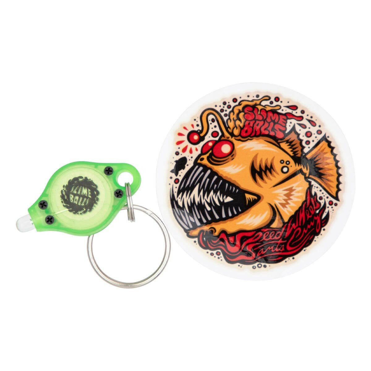 Slime Balls - Angler Light Ups OG Slime 66MM 78A Skateboard Wheels.