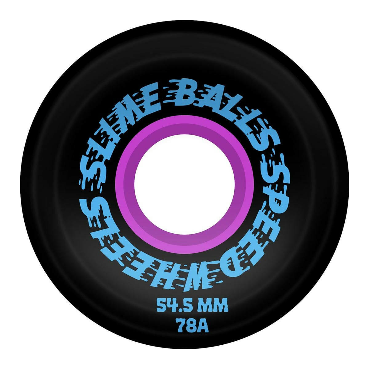 Slime Balls - Brain Busters 3D OG Slime Black 54.5MM 78A Skateboard Wheels.