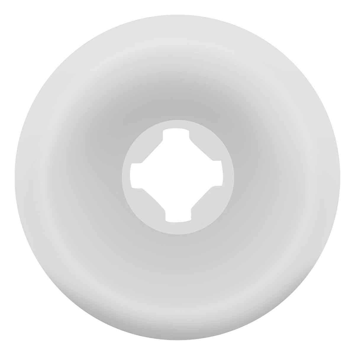 Slime Balls Bullet Riot White Vomits 60MM 97A Skateboard Wheels Side