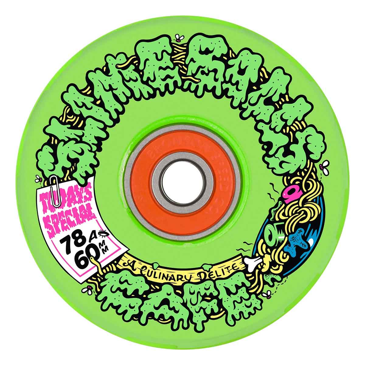 Slime Balls Cafe Light Ups 60MM 78A Skateboard Wheels