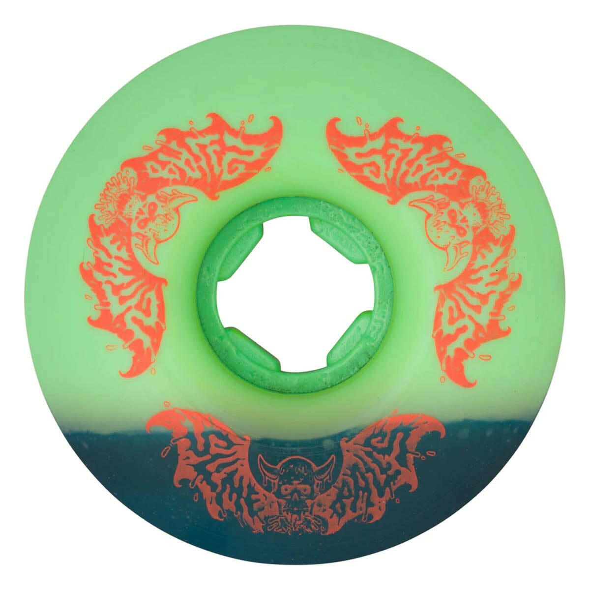 Slime Balls - Darren Navarrette Speed Balls Green/Black 59MM 99A Skateboard Wheels.
