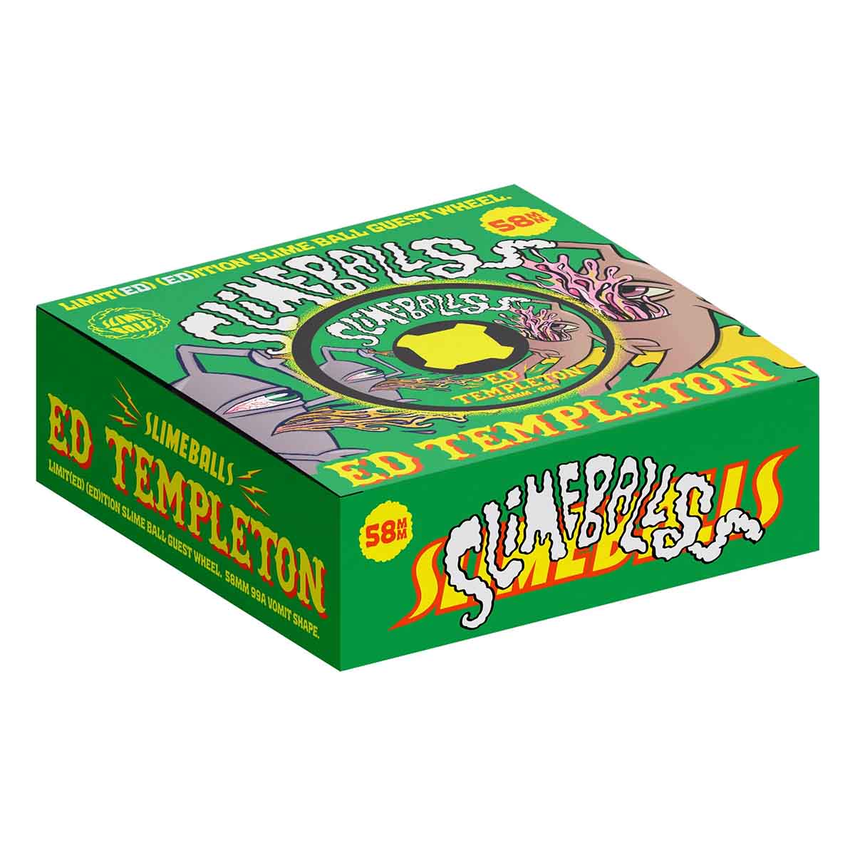 Slime Balls Ed Templeton Guest Vomits 58MM 99A Skateboard Wheels Packaging