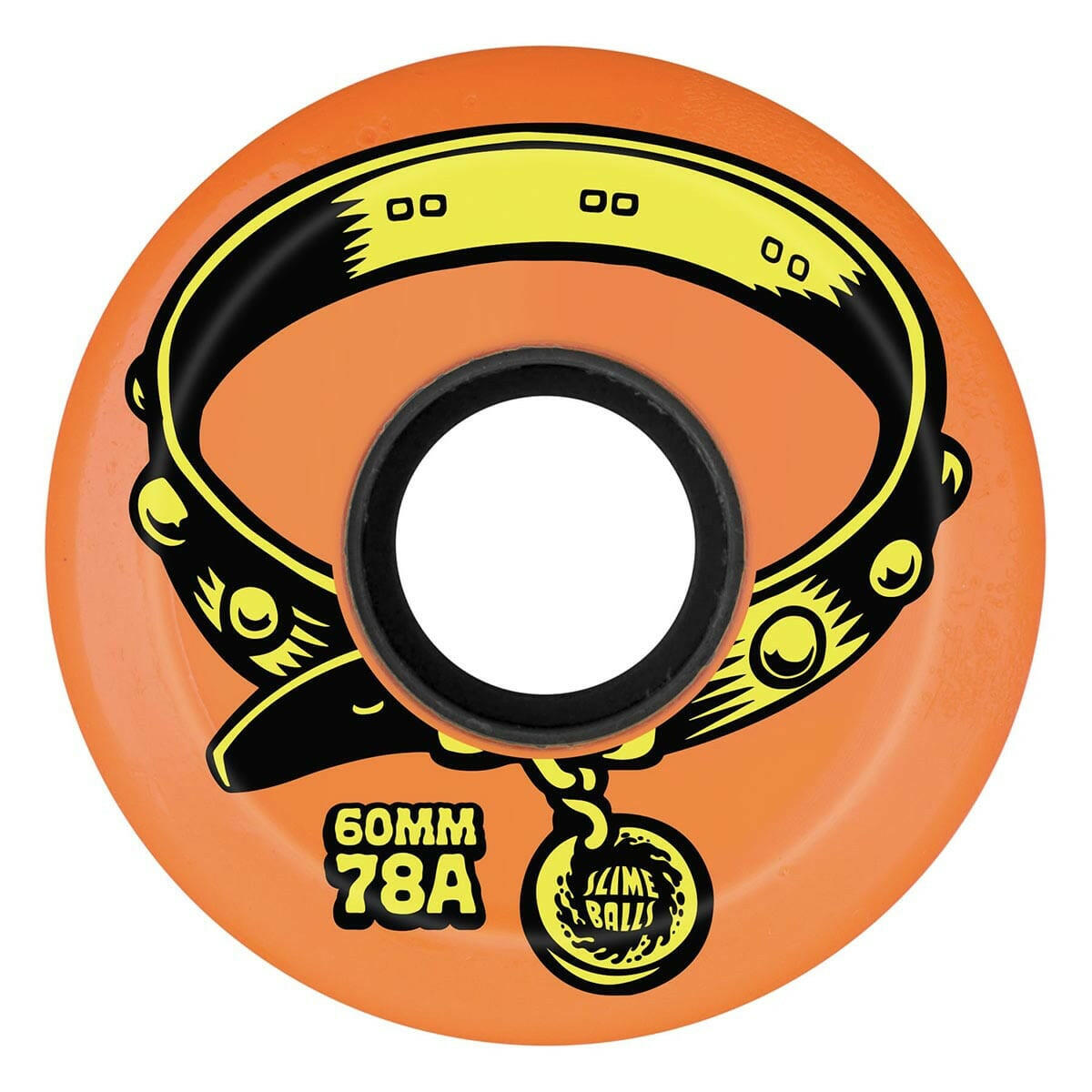 Slime Balls - Eric Dressen Pup Reissue OG Slime Orange 60MM 78A Skateboard Wheels.