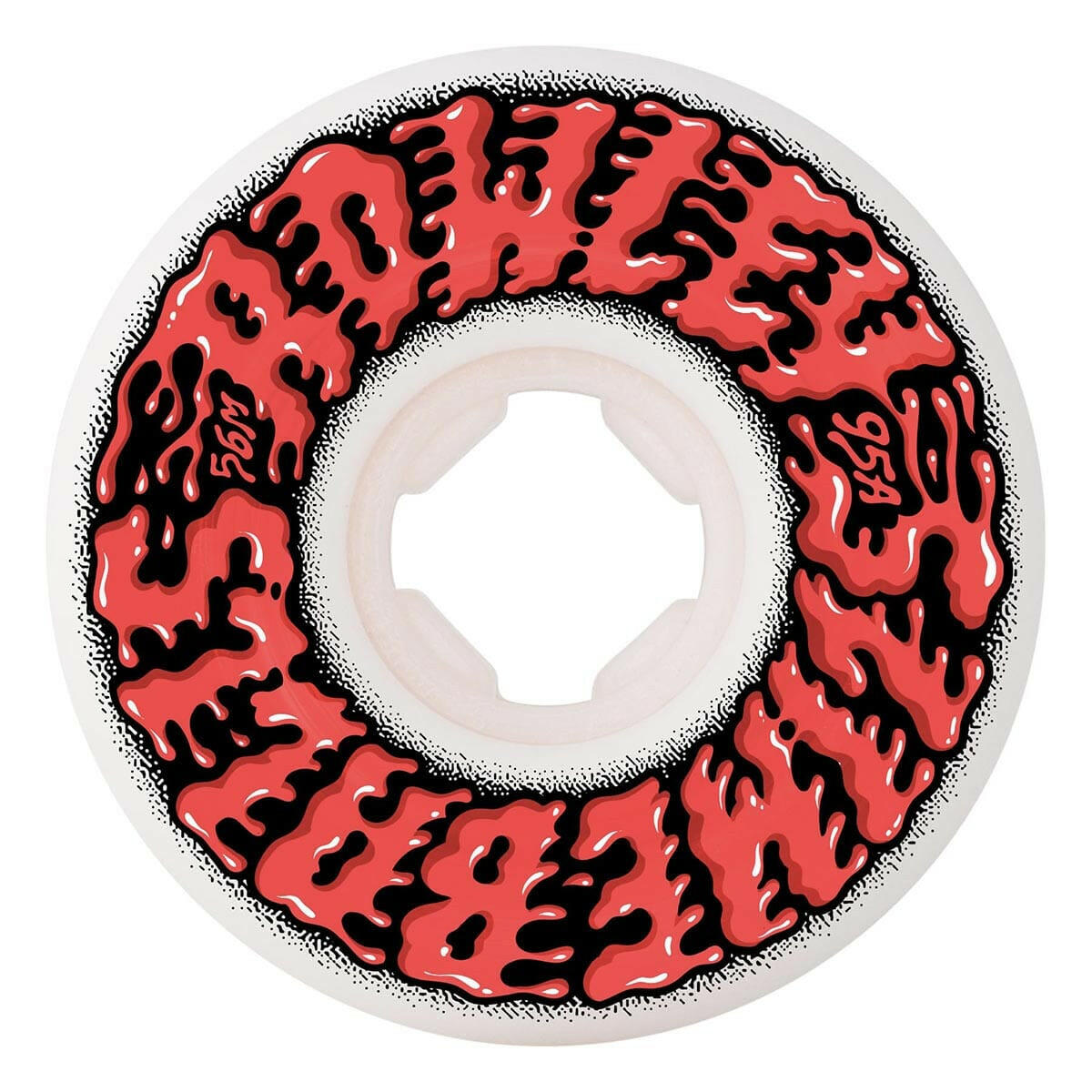 Slime Balls - Geoff Rowley Vomit Mini White 56MM 95A Skateboard Wheels.