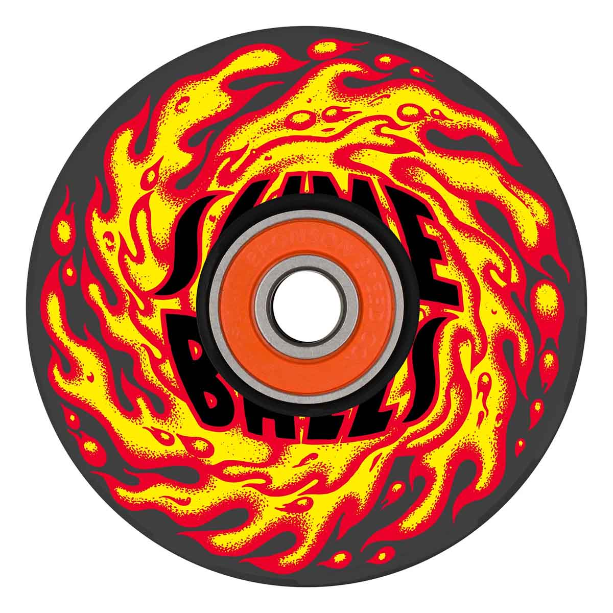 Slime Balls Light Ups Flame 66MM 78A Skateboard Wheels