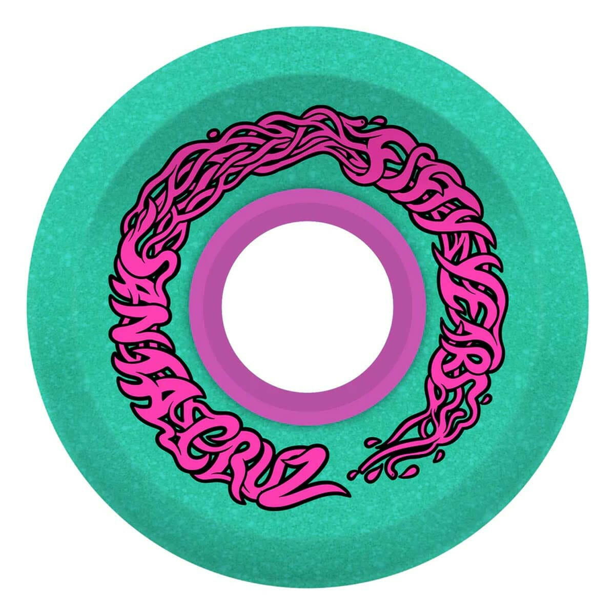 Slime Balls - Meek Slasher OG Slime Green Glitter 60MM 78A Skateboard Wheels.