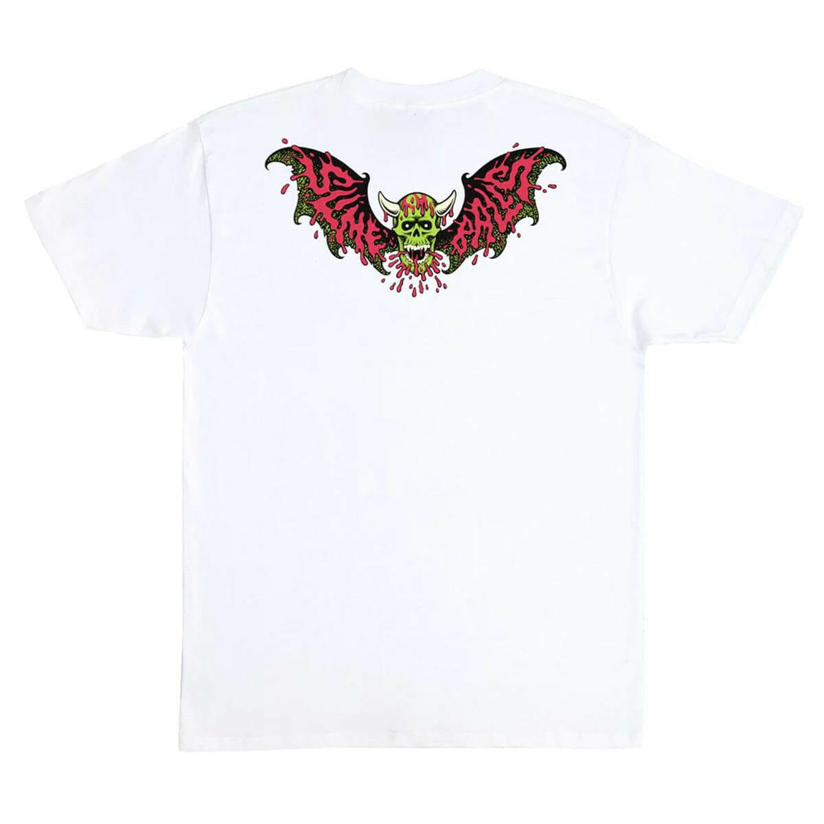 Slime Balls - Navs Skull Tee White.