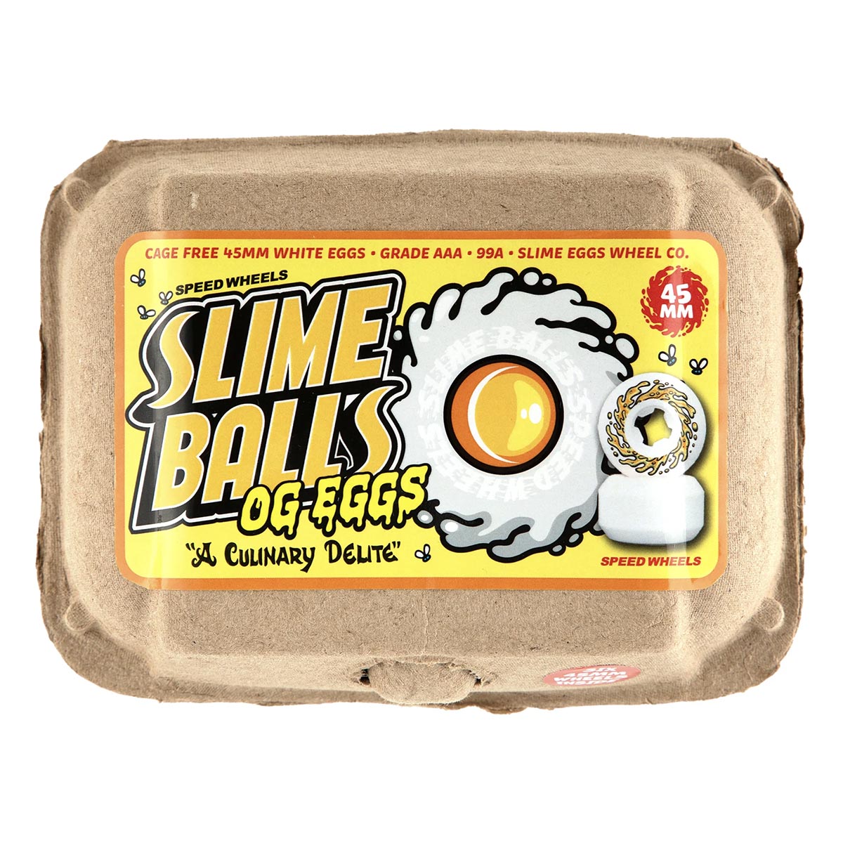 Slime Balls - OG Eggs Half Dozen Chubbies 45MM 99A Skateboard Wheels.