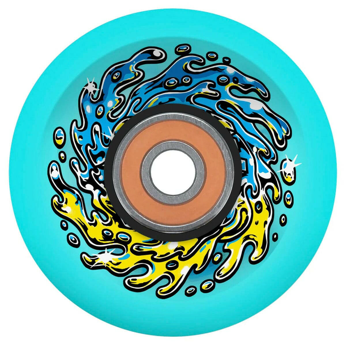 Slime Balls - Slime Surfer Light Ups OG Slime 66MM 78A Skateboard Wheels.