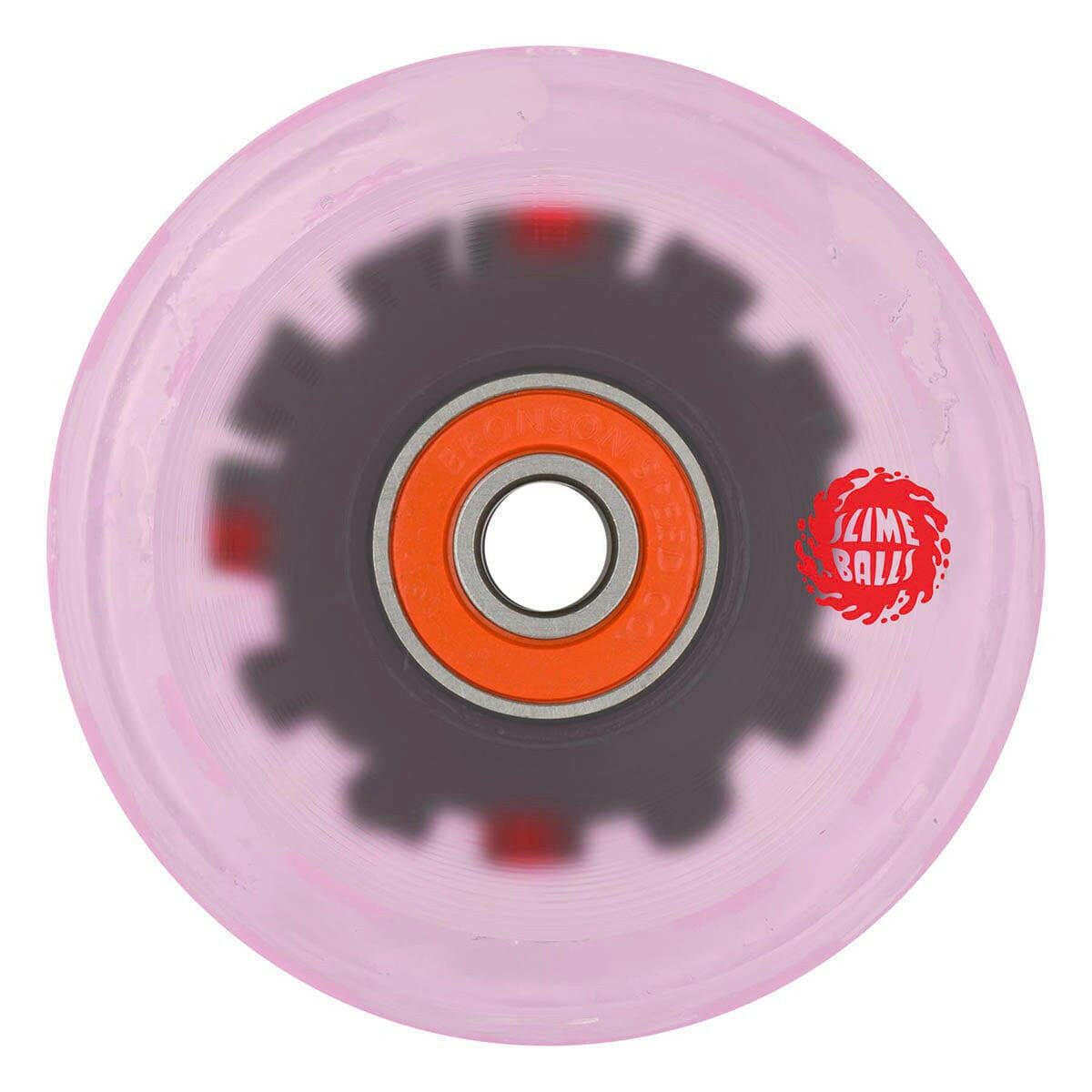 Slime Balls - Light Ups Pink Eyes 66MM 78A Skateboard Wheels.