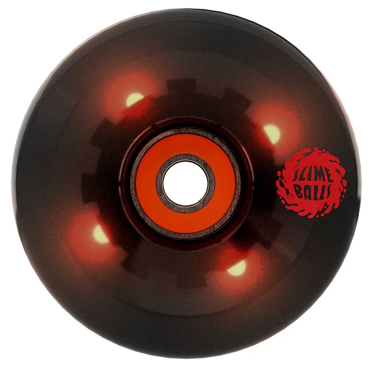 Slime Balls Prayer Candle Light Up 66MM 78A Skateboard Wheels Side