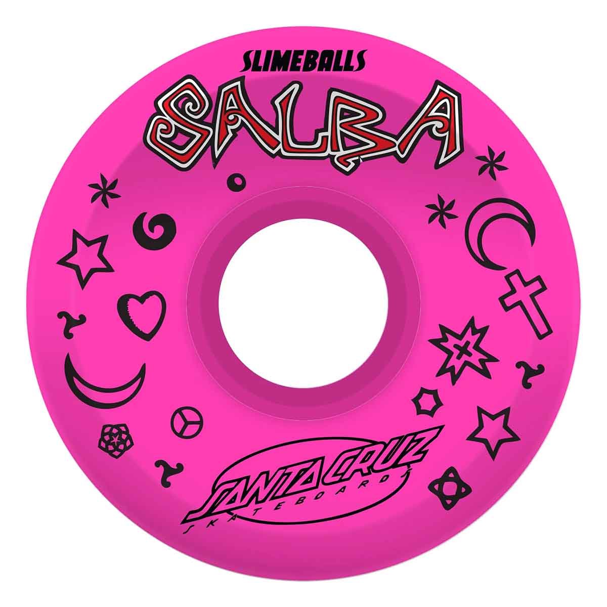 Slime Balls Salba Witch Doctor 60MM 78A Skateboard Wheels Side