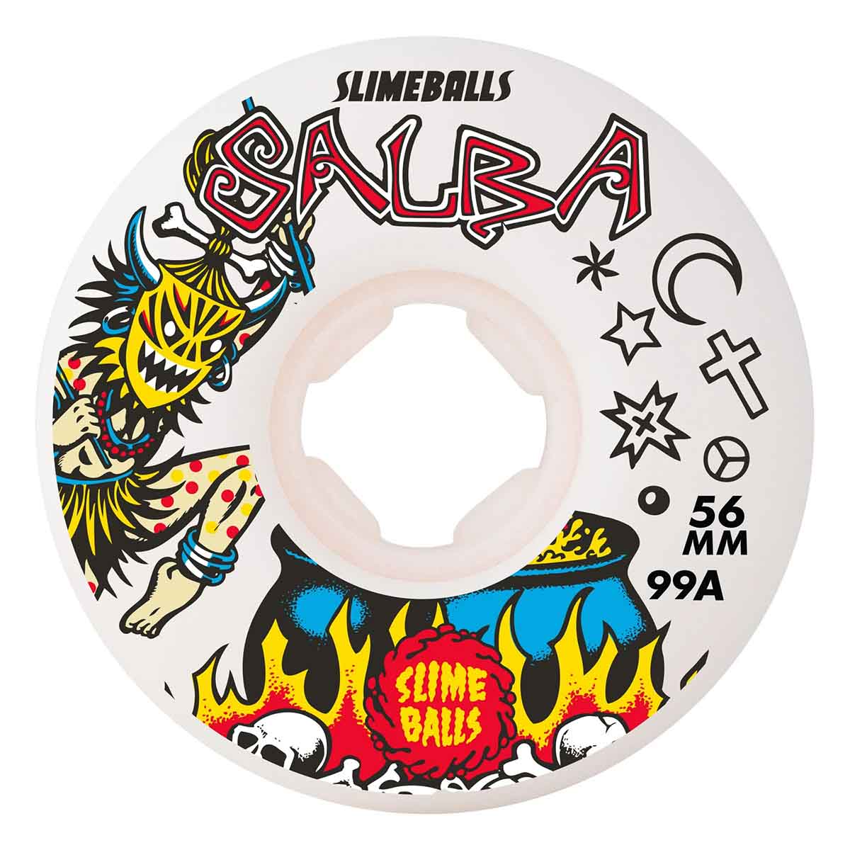 Slime Balls Salba Witch Doctor Chubbies 56MM 99A Skateboard Wheels