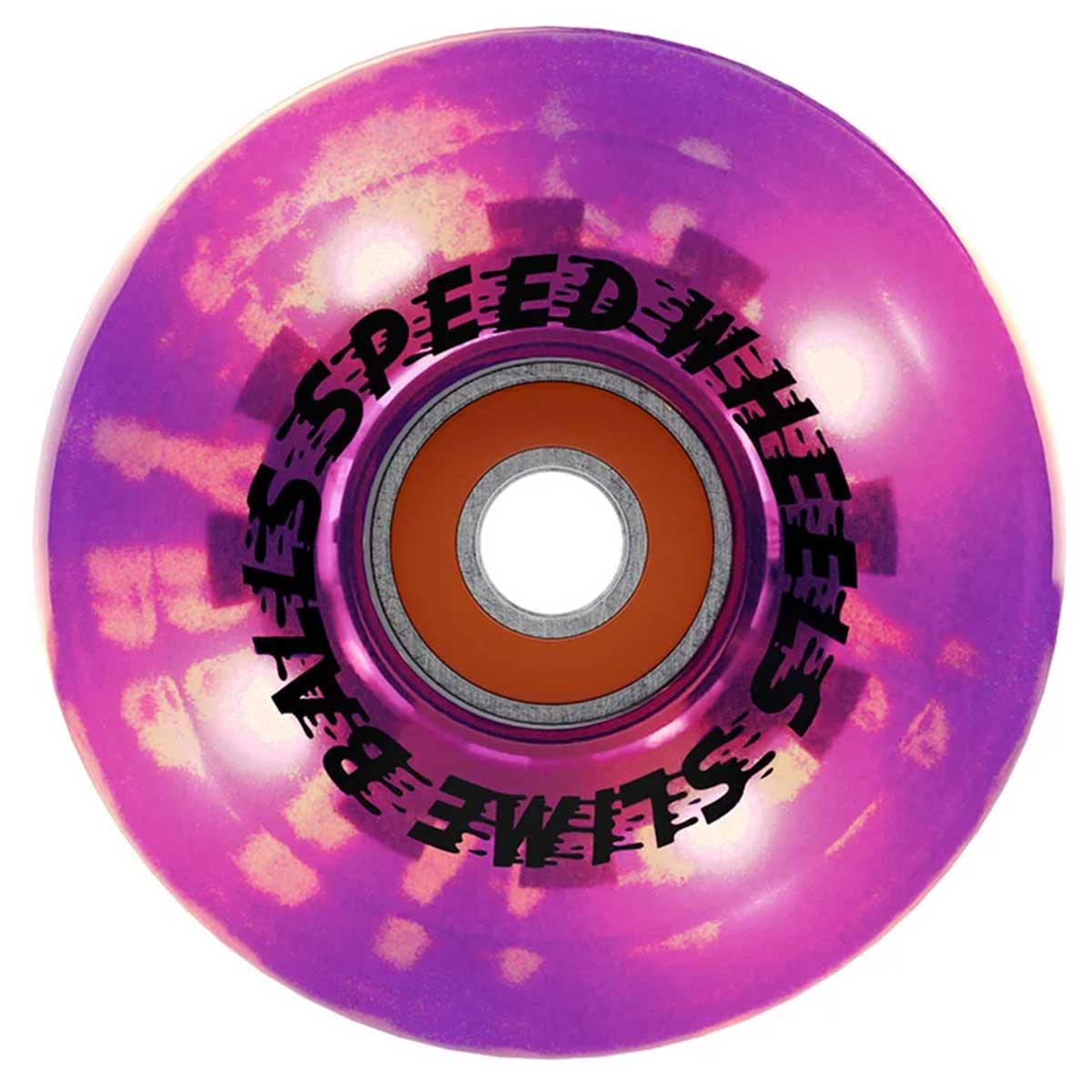 Slime Balls Sam Hitz Light Ups 66MM 78A Skateboard Wheels Side