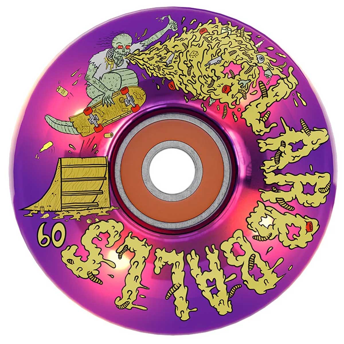 Slime Balls Sam Hitz Light Ups 66MM 78A Skateboard Wheels