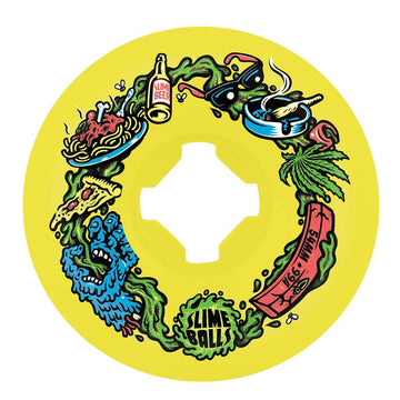 Slime Balls - Scarf Balls Vomit Mini 54MM 99A Skateboard Wheels.