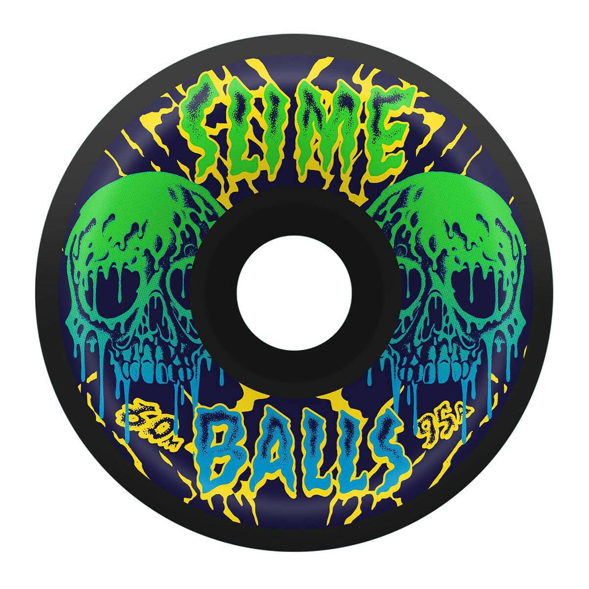 Slime Balls - Skull Vomits 60MM 95A Skateboard Wheels.
