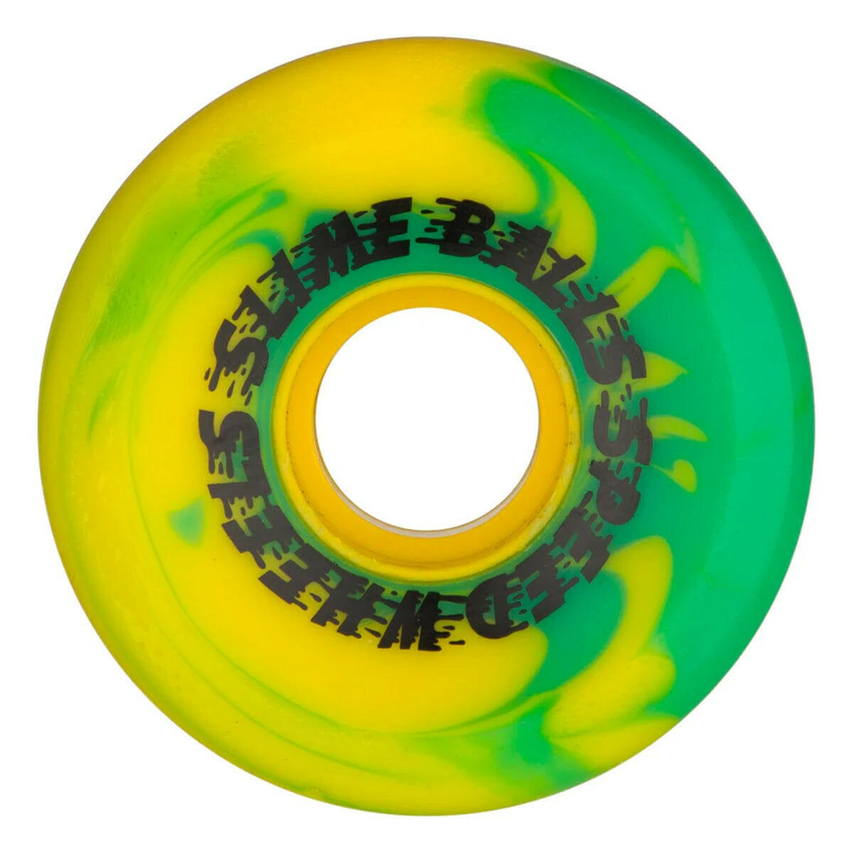 Slime Balls - Spewags OG Slime Green Yellow Swirl 60MM 78A Skateboard Wheels.