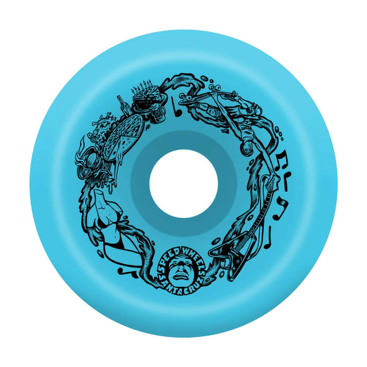 Slime Balls - Vomits Blue 60MM 97A Skateboard Wheels.