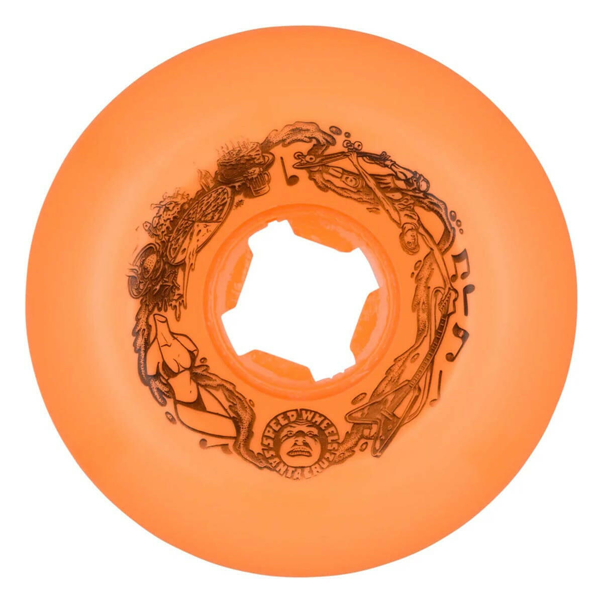 Slime Balls - Vomits Orange 60MM 97A Skateboard Wheels.