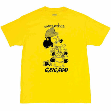 Snack - Seein The Sights Tee Yellow.