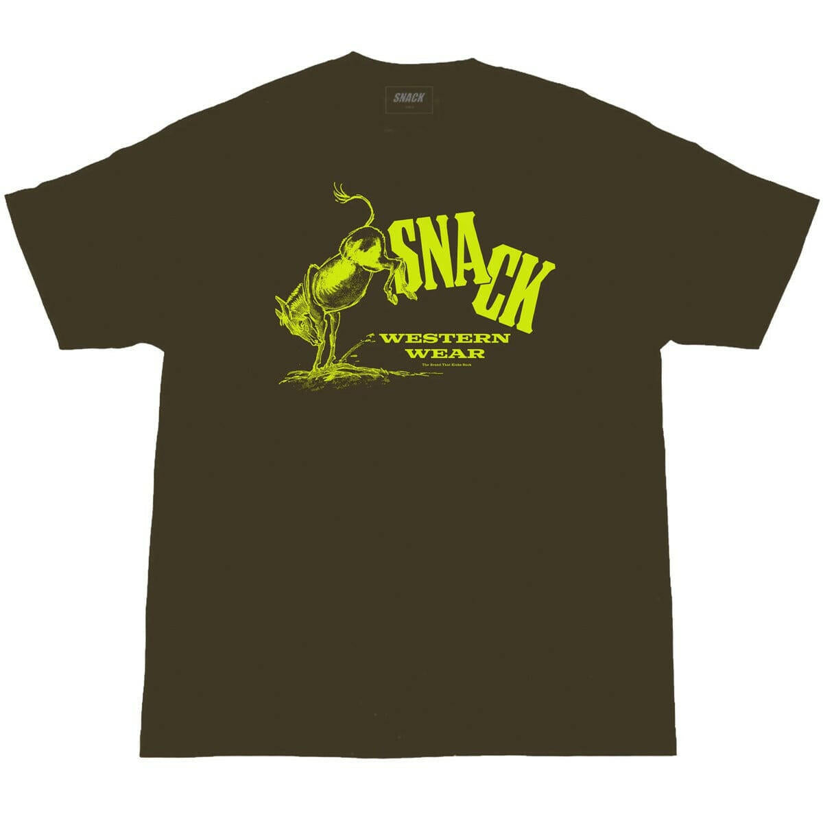 Snack - Western Wear Tee Brown.