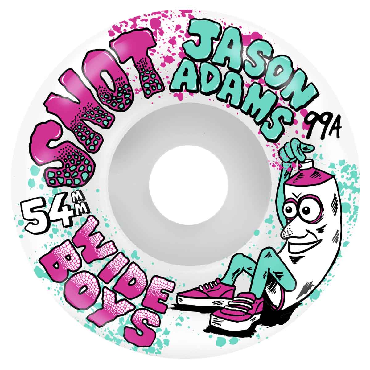 Snot Jason Adams Wide Boys 54MM 99A Skateboard Wheels