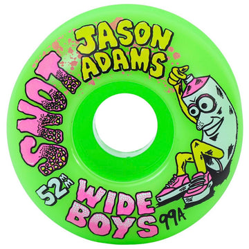 Snot Jason Adams Wide Boys Neon Green 52MM 99A Skateboard Wheels