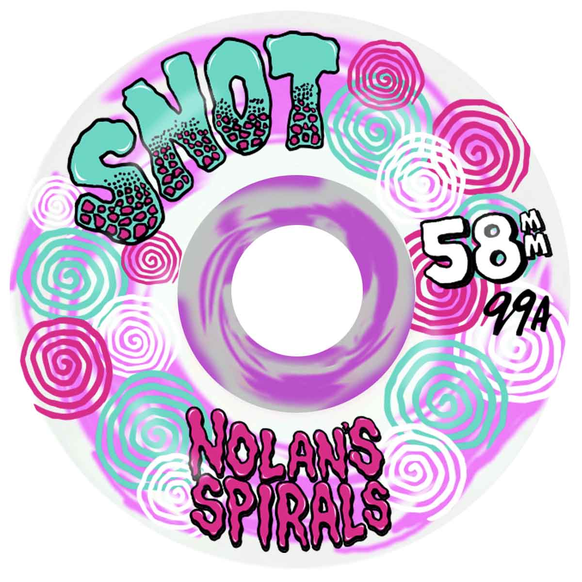 Snot Nolan Wide Boys 58MM 99A Skateboard Wheels