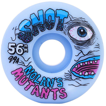 Snot Nolan's Mutants Ice Blue 56MM 99A Skateboard Wheels