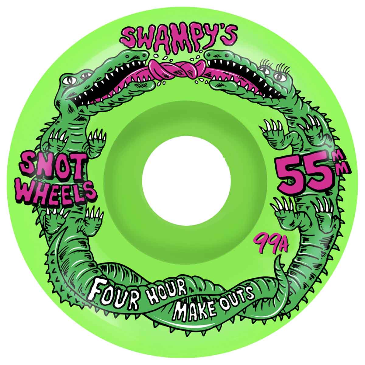 Snot Swampy Four Hour Make-Outs Conical 55MM 99A Skateboard Wheels