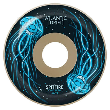 Spitfire - F4 Atlantic Drift Conical Full 54MM 99A Skateboard Wheels.