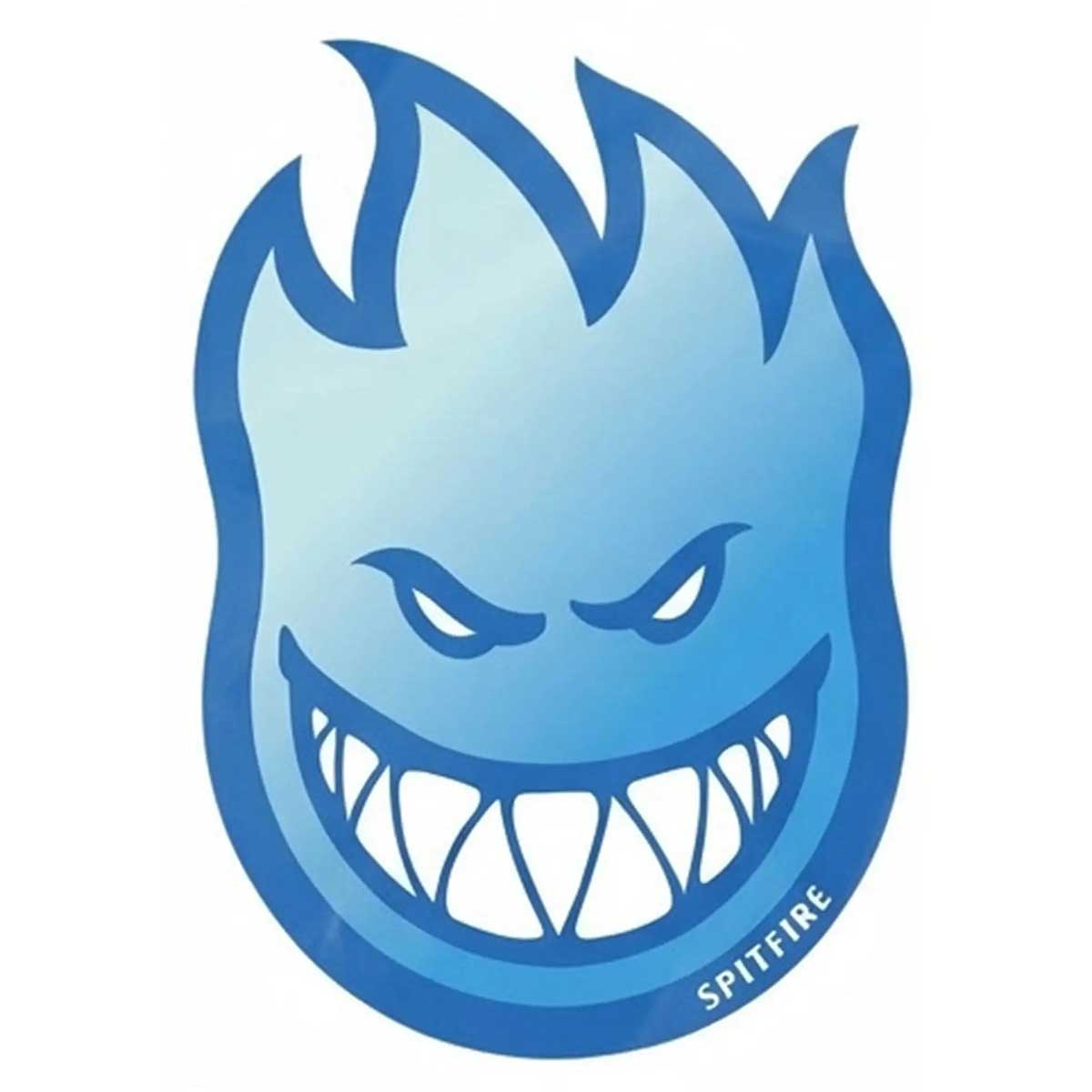 Spitfire Bighead Fade 6" Sticker Blue