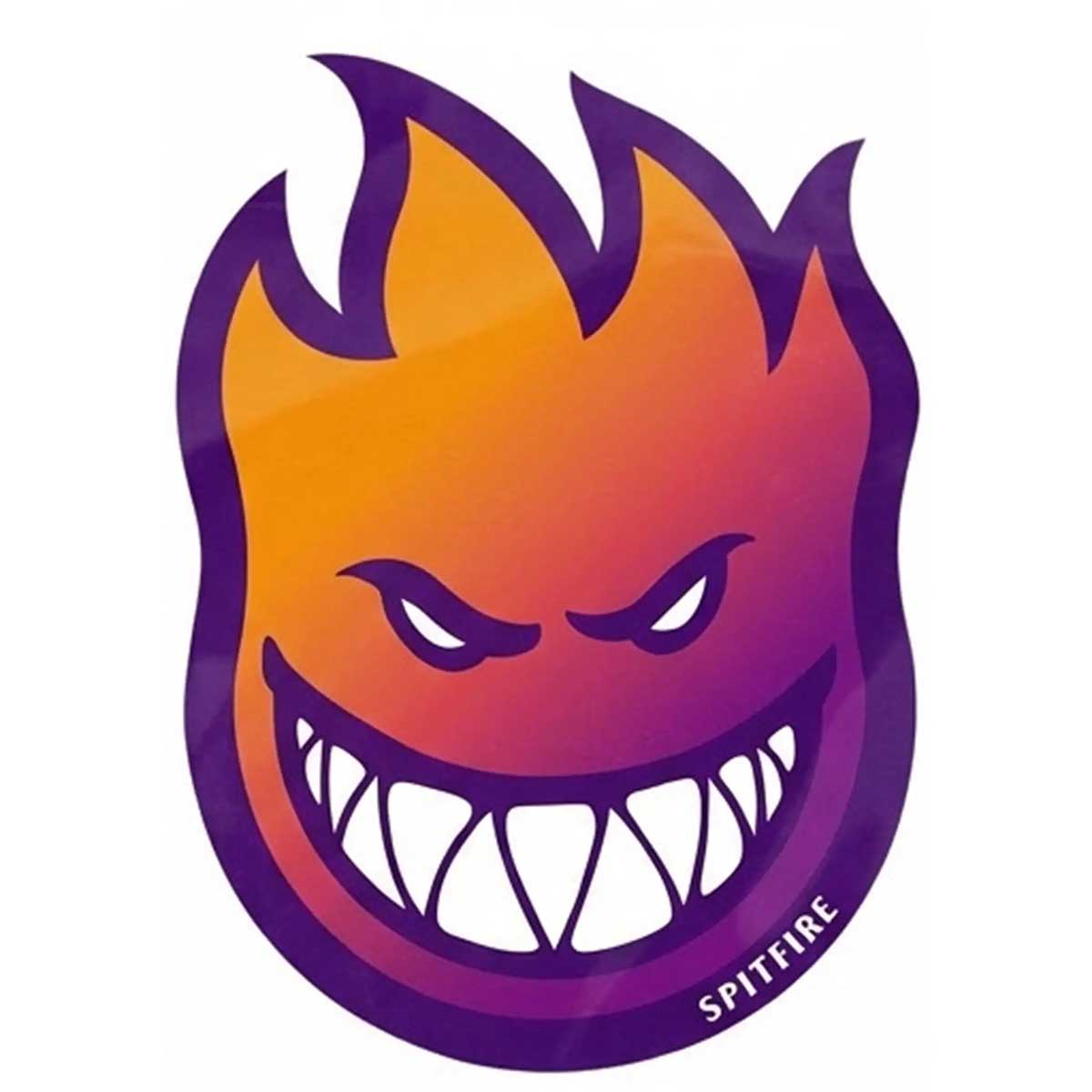 Spitfire Bighead Fade 6" Sticker Purple