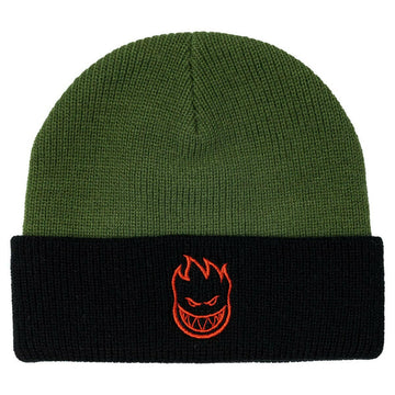 Spitfire - Bighead Fill Cuff Beanie Olive/Black/Red.