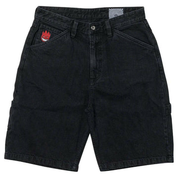 Spitfire - Bighead Fill Denim Shorts Washed Black.