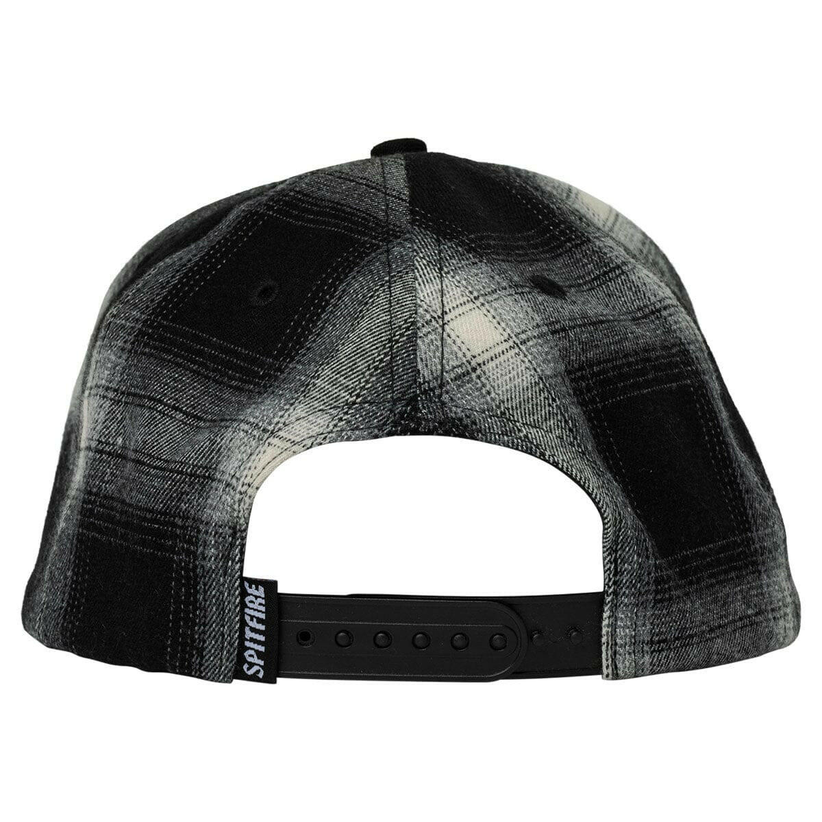 Spitfire - Bighead Fill Snapback Black/White Plaid.