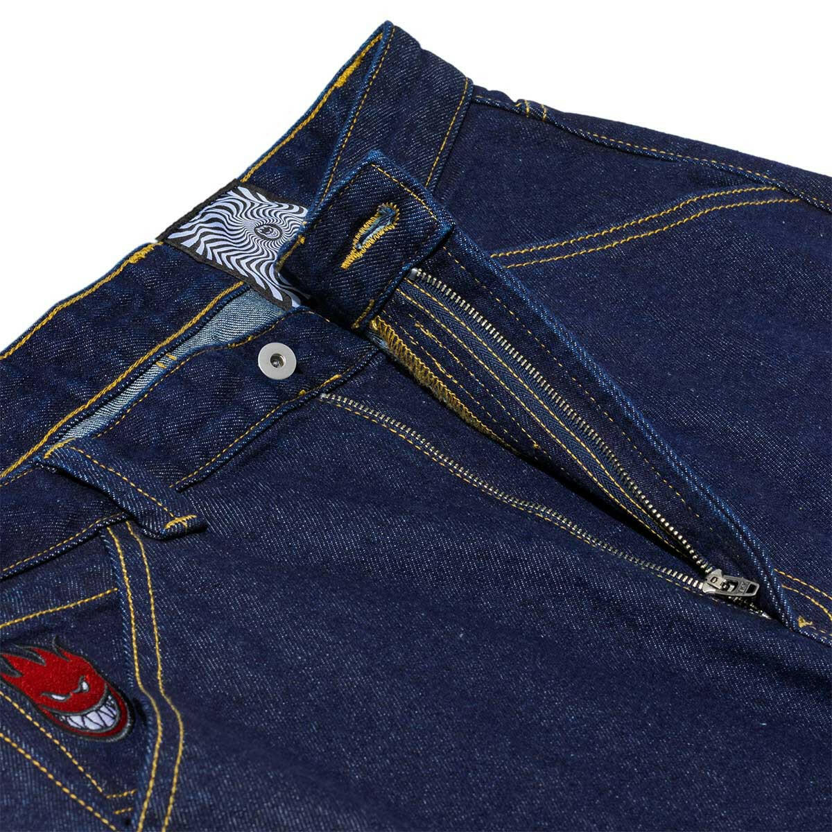 Spitfire - Bighead Fill Denim Pants Dark Wash.