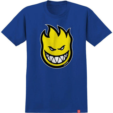 Spitfire - Bighead Fill Youth Tee Royal/Yellow.