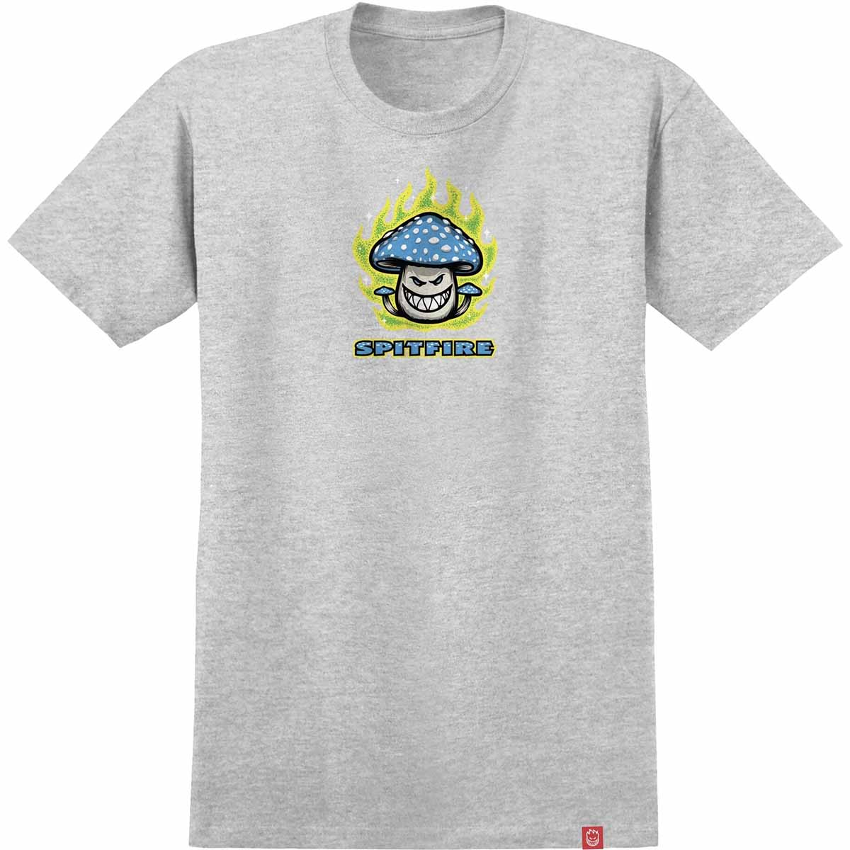 Spitfire Bighead Mushroom Tee Heather Grey