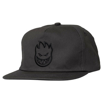 Spitfire - Bighead Snapback Charcoal/Black.