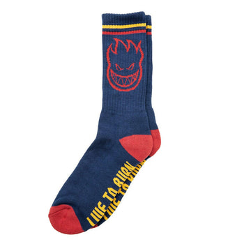 Spitfire - Bighead Socks Navy/Red/Gold.