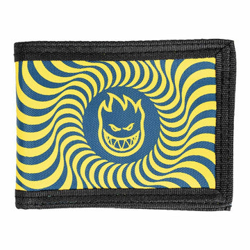 Spitfire - Bighead Swirl Wallet Navy/Gold.