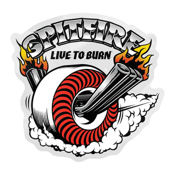 Spitfire - Burnout 4.75" Sticker.