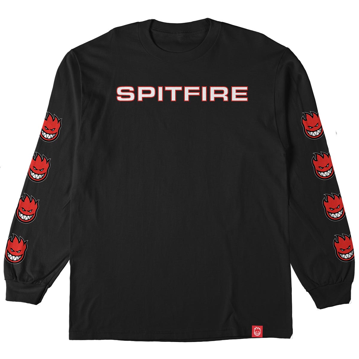 Spitfire Classic 87 Bighead Fill L/S Tee Black/Red