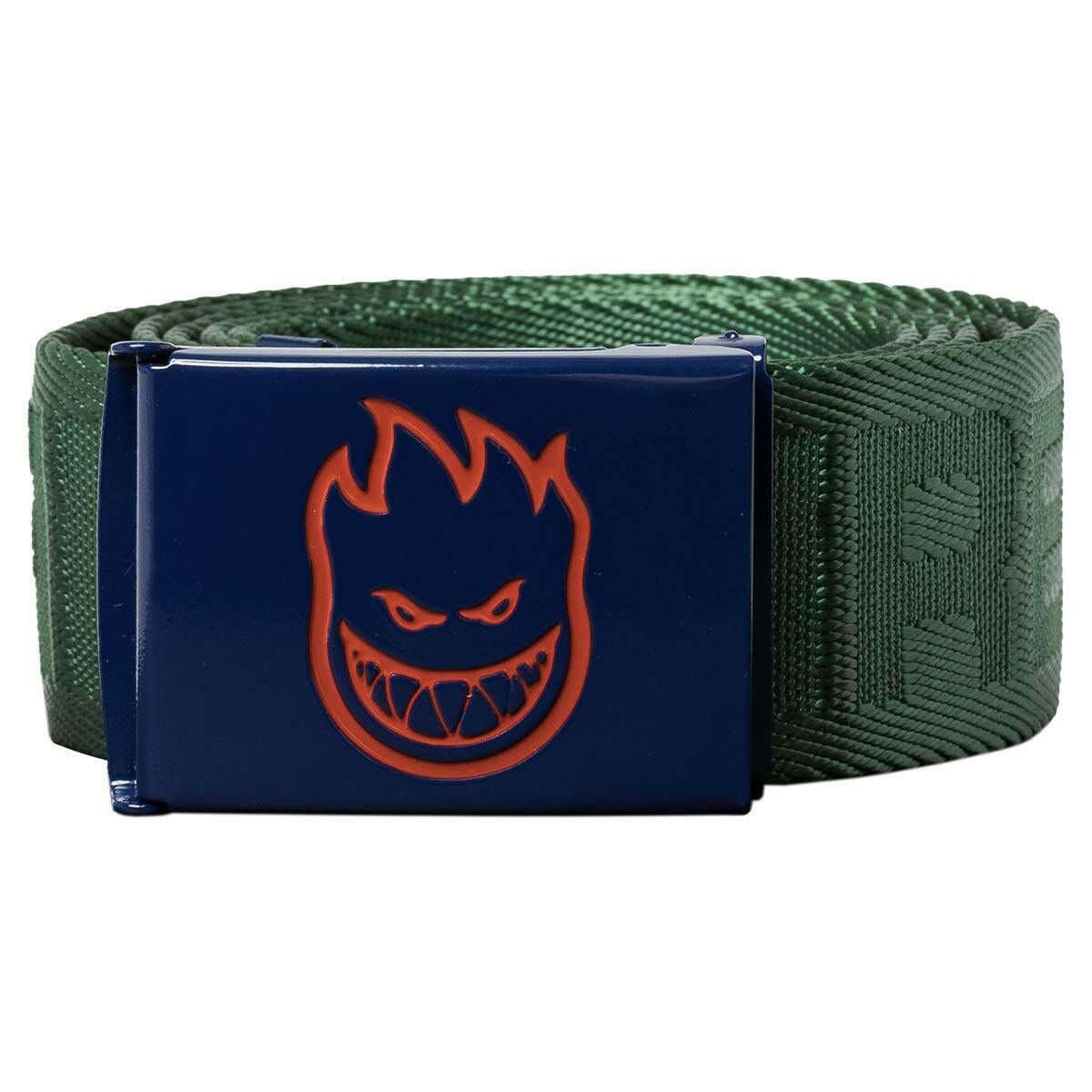Spitfire - Classic 87 Jacquard Web Belt Dark Green.