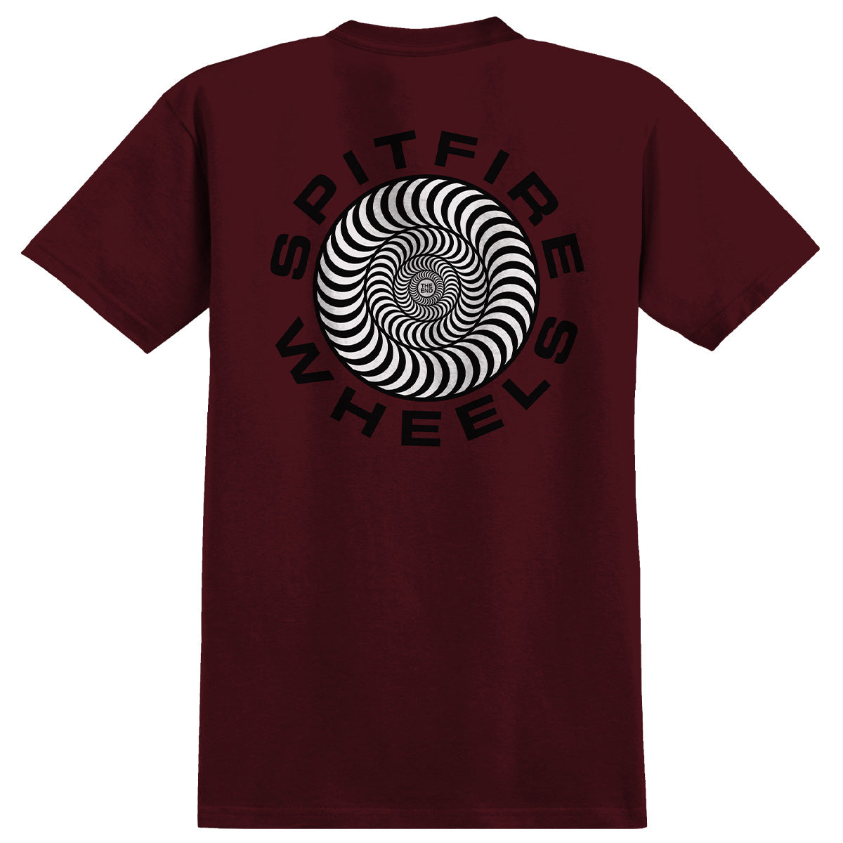 Spitfire Classic 87 Swirl Fill Tee Burgundy Back