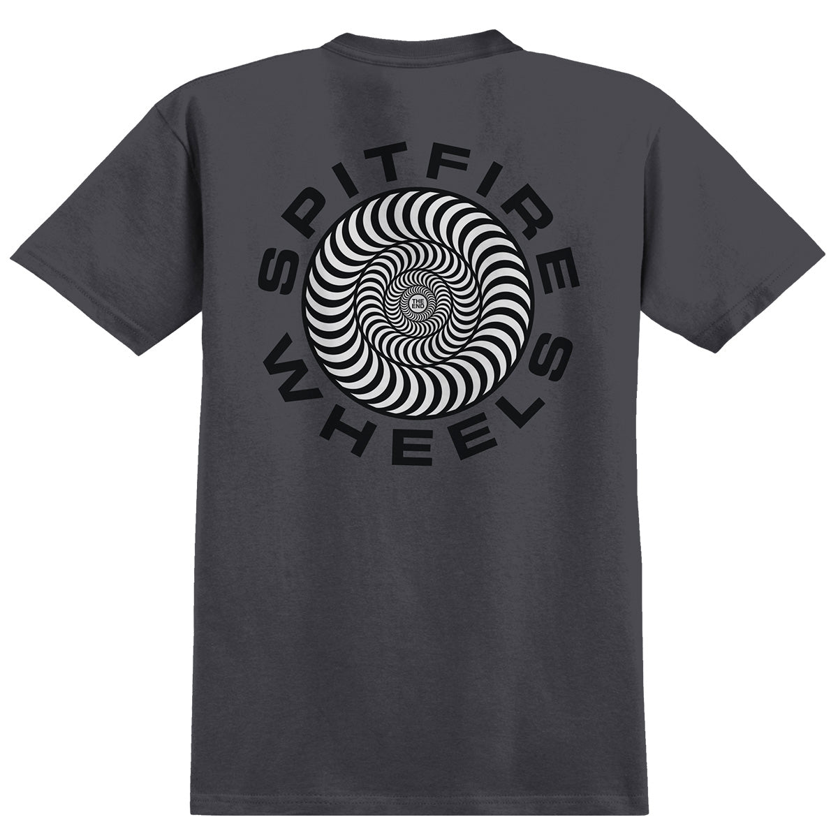 Spitfire Classic 87 Swirl Fill Youth Tee Charcoal Back