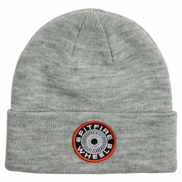Spitfire - Classic 87 Swirl Patch Cuff Beanie Heather Grey.